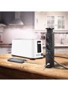 Rejtett elosztó 20430MBU - 3 DB 250 V-OS DUGALJ + 2 USB SZÁLCSISZOLT FEKETE 