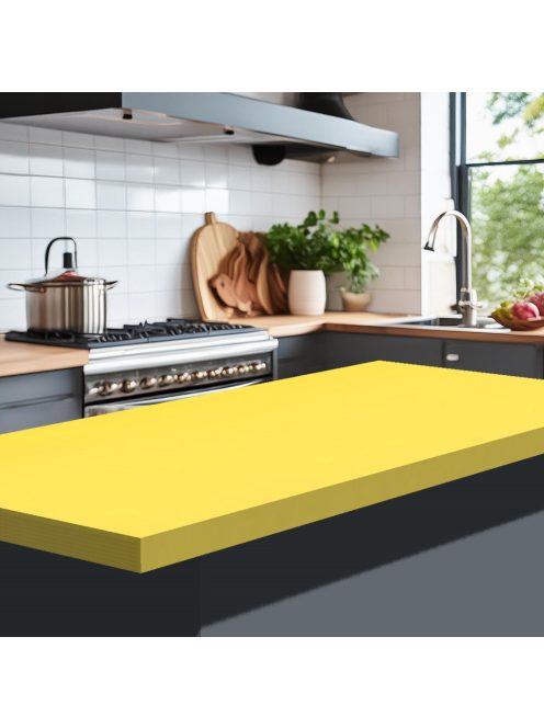 Asztallap 1485 Crome yellow extra kopásálló fényes 3600x900x38 mm-es