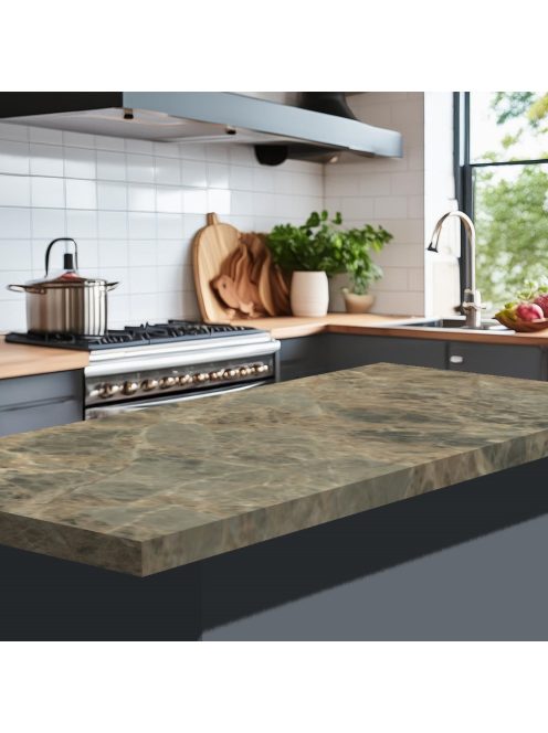 Asztallap 3457 Breccia paradiso extra kopásálló fényes 3600x900x38 mm-es