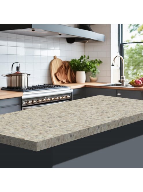 Asztallap 6248 Artstone crema extra kopásálló fényes 3600x900x38 mm-es