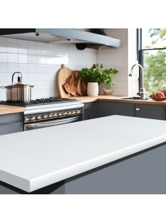 Asztallap 8685 Hófehér rs matt 4100x900x38 mm-es