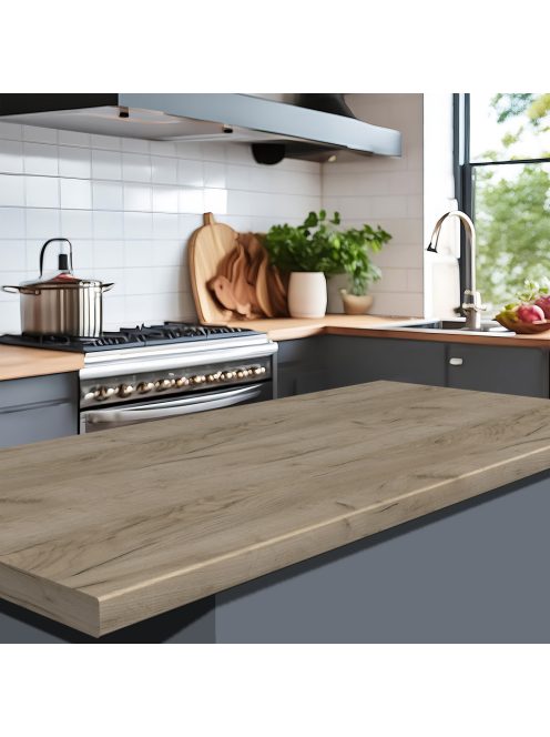 Asztallap K002 Szürke craft tölgy fp matt 4100x900x38 mm-es