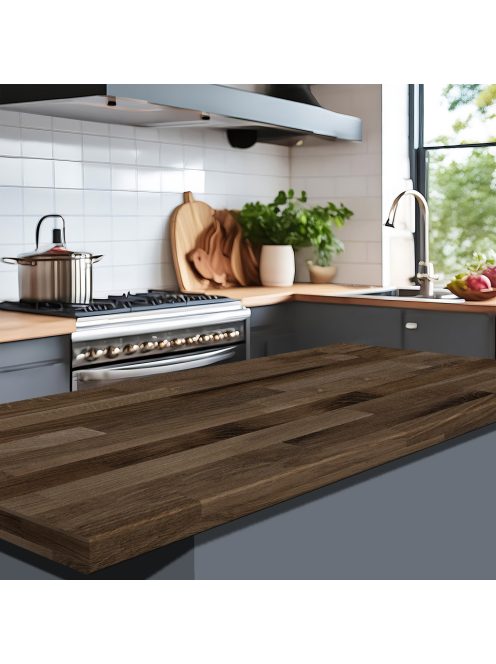 Asztallap K092 Sötét porterhouse tölgy fp matt 4100x900x38 mm-es