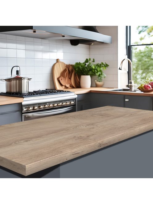 Asztallap K107 Latte avignon tölgy fp matt 4100x900x38 mm-es