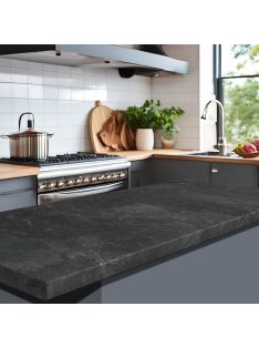 Asztallap K205 Fekete beton rs matt 4100x900x38 mm-es