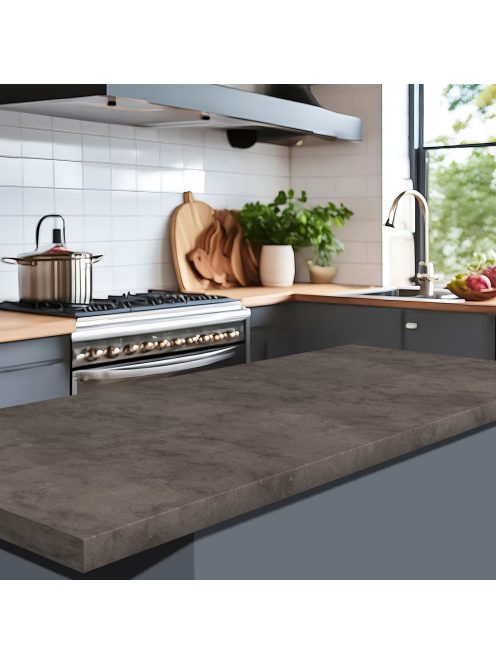 Asztallap K539 Sötét arosa pn matt 4100x900x38 mm-es