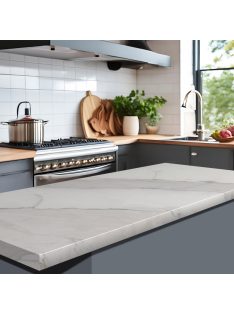 Asztallap K551 Calacatta mérvány su matt 4100x900x38 mm-es