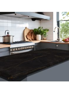 Asztallap K698 Fekete márvány pn matt 4100x900x38 mm-es