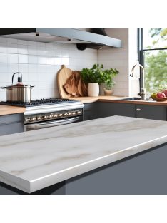 Asztallap K699 Calacatta ambrosio pn matt 4100x900x38 mm-es