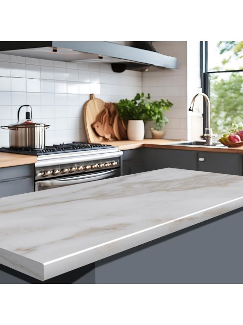 Asztallap K699 Calacatta ambrosio pn matt 4100x900x38 mm-es