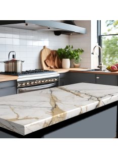   Asztallap I-3120 Bologna marble extra kopásálló fényes 4200x900x38 mm-es