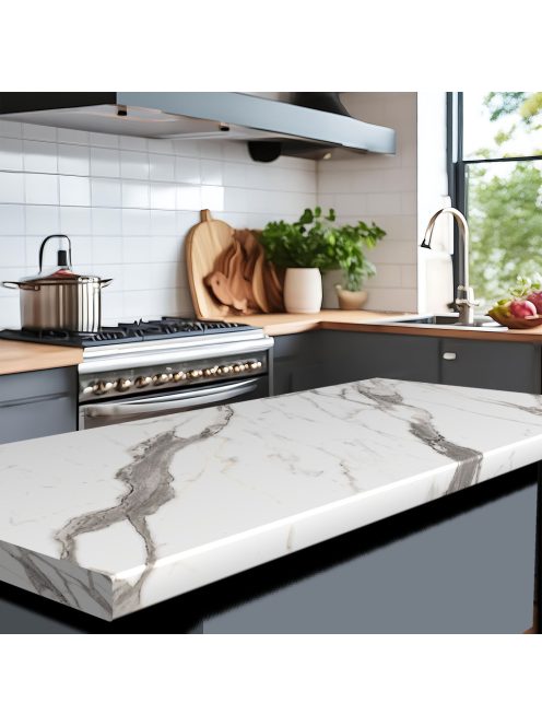 Asztallap I-4110 Perugia marble matt 4200x900x38 mm-es