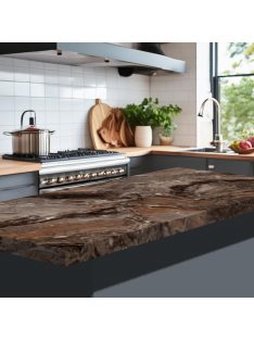 Asztallap I-4560 Columbia marble matt 4200x900x38 mm-es