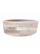 Dekorcsík K029 Lenszínű táblásított falap su matt 4120x43 mm-es