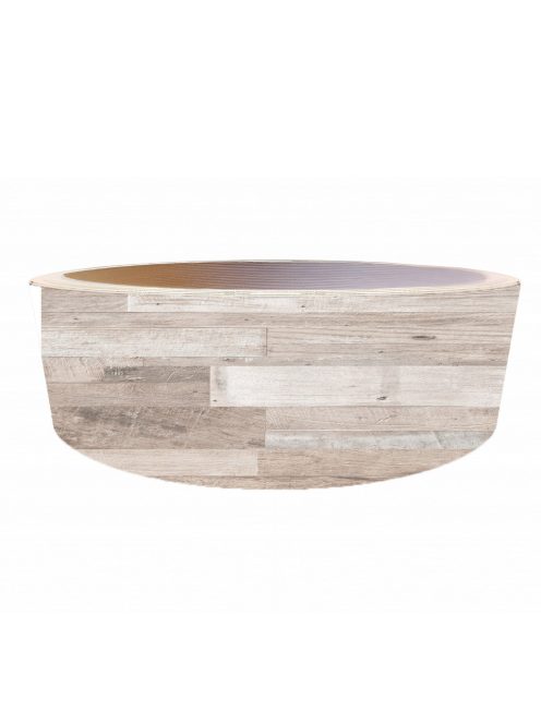 Dekorcsík K029 Lenszínű táblásított falap su matt 4120x43 mm-es