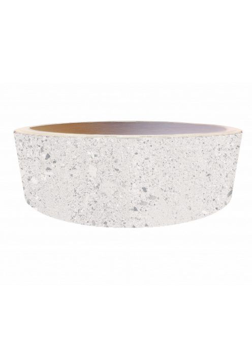 Dekorcsík K095 Világos terrazzo márvány su matt 4120x43 mm-es