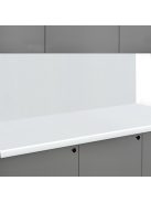 Falburkoló 8685 Hófehér rs matt 4100x640x10 mm-es