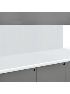 Falburkoló 8685 Hófehér rs matt 4100x640x10 mm-es