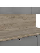 Falburkoló K002 Szürke craft tölgy fp matt 4100x640x10 mm-es