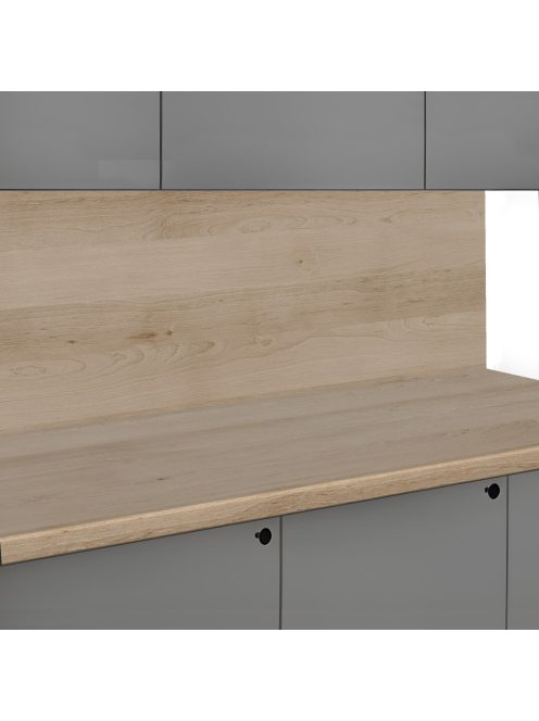 Falburkoló K013 Homok artisan bükk su matt 4100x640x10 mm-es