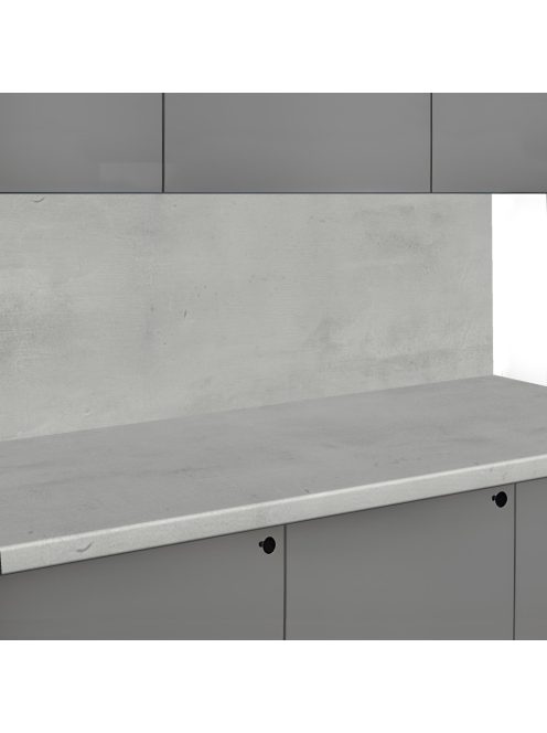 Falburkoló K028 Portland su matt 4100x640x10 mm-es