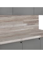 Falburkoló K029 Lenszínű táblásított falap su matt 4100x640x10 mm-es
