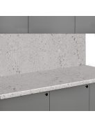 Falburkoló K095 Világos terrazzo márvány su matt 4100x640x10 mm-es