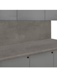   Falburkoló K200 Világosszürke beton rs matt 4100x640x10 mm-es