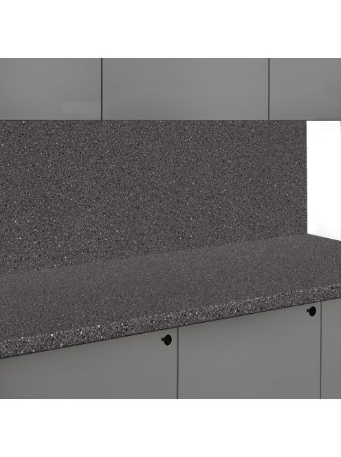 Falburkoló K203 Antracit gránit pe matt 4100x640x10 mm-es