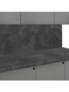 Falburkoló K205 Fekete beton rs matt 4100x640x10 mm-es