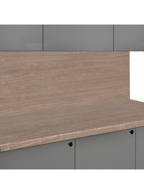 Falburkoló K214 Világos tivoli rs matt 4100x640x10 mm-es