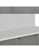 Falburkoló K217 Fehér andromeda gm matt 4100x640x10 mm-es