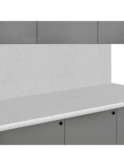 Falburkoló K217 Fehér andromeda gm matt 4100x640x10 mm-es