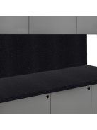 Falburkoló K218 Fekete andromeda gm matt 4100x640x10 mm-es