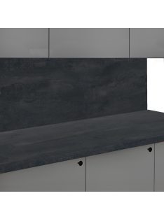 Falburkoló K353 Kőszén rt matt 4100x640x10 mm-es