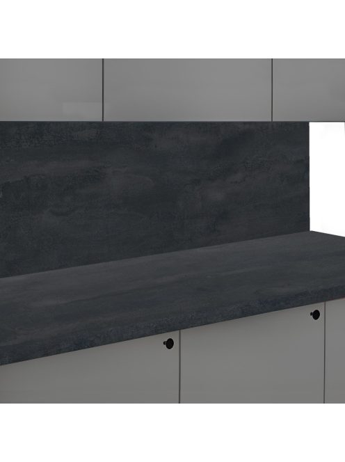 Falburkoló K353 Kőszén rt matt 4100x640x10 mm-es