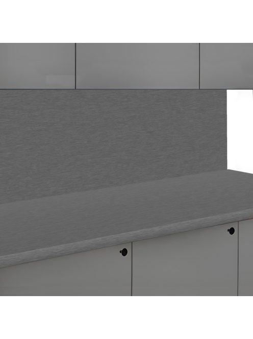 Falburkoló K523 Platinum pe matt 4100x640x10 mm-es