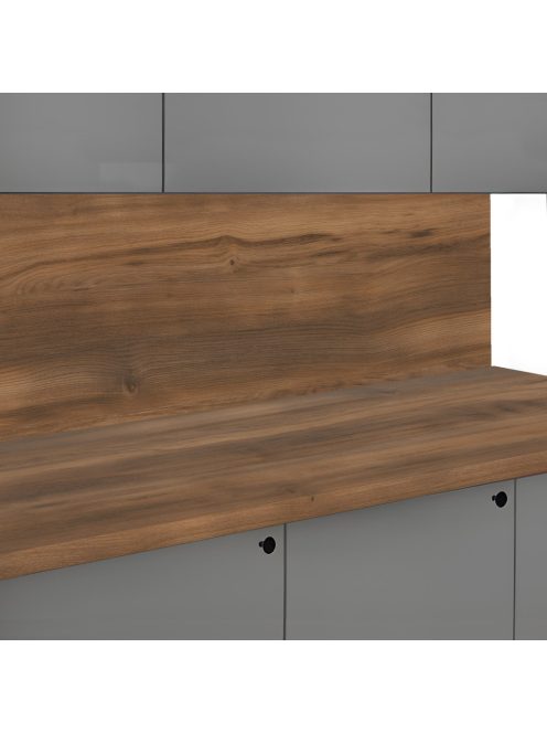 Falburkoló K536 Borostyán barokk tölgy rw matt 4100x640x10 mm-es