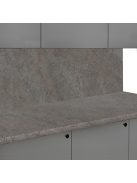 Falburkoló K540 Szürke albus pn matt 4100x640x10 mm-es