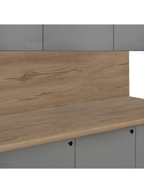 Falburkoló K544 Mogyoró silverjack tölgy rw matt 4100x640x10 mm-es