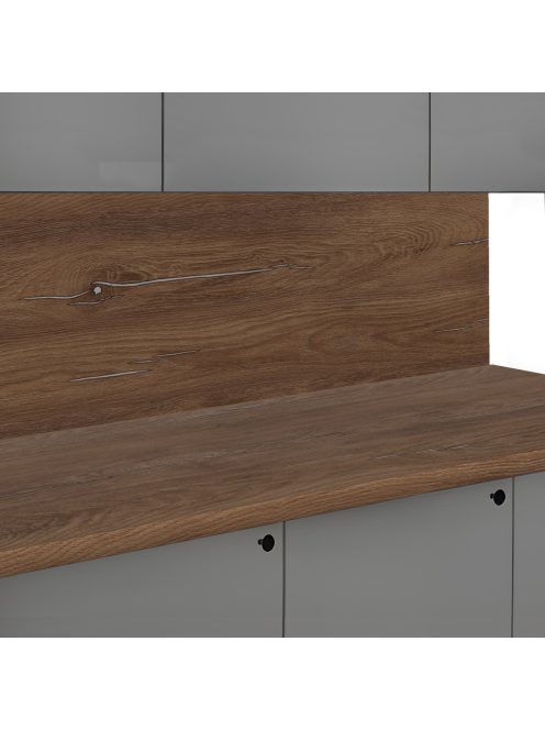 Falburkoló K545 Vintige silverjack tölgy rw matt 4100x640x10 mm-es