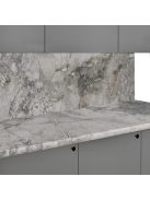 Falburkoló K552 Jeges márvány su matt 4100x640x10 mm-es