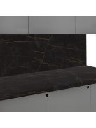 Falburkoló K698 Fekete márvány pn matt 4100x640x10 mm-es