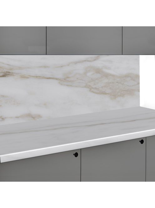 Falburkoló K699 Calacatta ambrosio pn matt 4100x640x10 mm-es