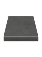 Munkalap K201 Sötétszürke beton rs matt 4100x600x38 mm-es