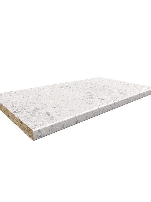 Munkalap K095 Világos terrazzo márvány su matt 4100x600x38 mm-es