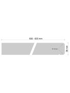 Munkalap I-1310 White luxury matt 38 mm-es