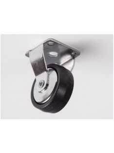  BELTÉRI BÚTORGÖRGŐ 222/N.40 FIX TALPAS FÉM KÖZEPŰ 40mm  15kg FEKETE