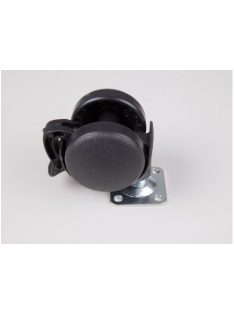   BELTÉRI BÚTORGÖRGŐ 311/FP.050 FÉKEZŐS TALPAS 50mm  35kg FEKETE