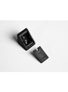 SAROKMEREVÍTŐ SZIMPLA 21x21x20 FEKETE